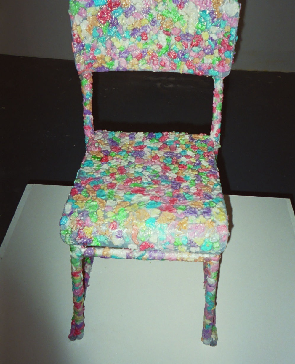 Untitled (Chewed Gum On Chair)